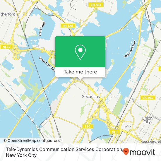 Tele-Dynamics Communication Services Corporation map