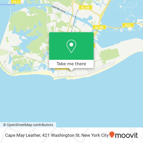 Cape May Leather, 421 Washington St map