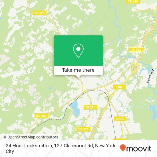 Mapa de 24 Hour Locksmith in, 127 Claremont Rd