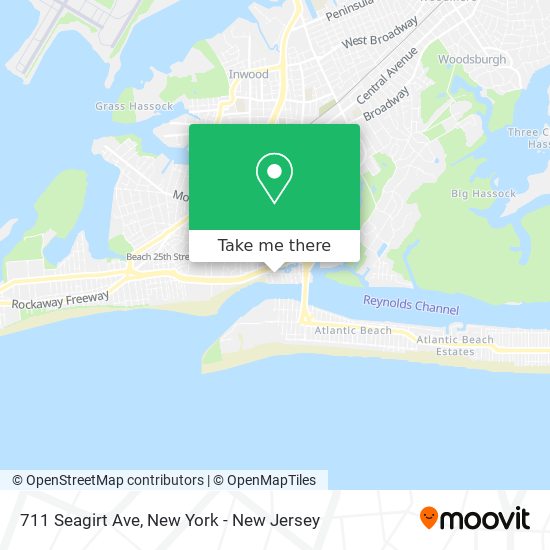 Mapa de 711 Seagirt Ave
