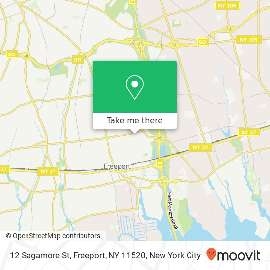 12 Sagamore St, Freeport, NY 11520 map