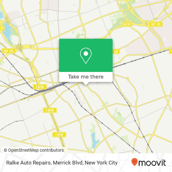 Mapa de Ralke Auto Repairs, Merrick Blvd