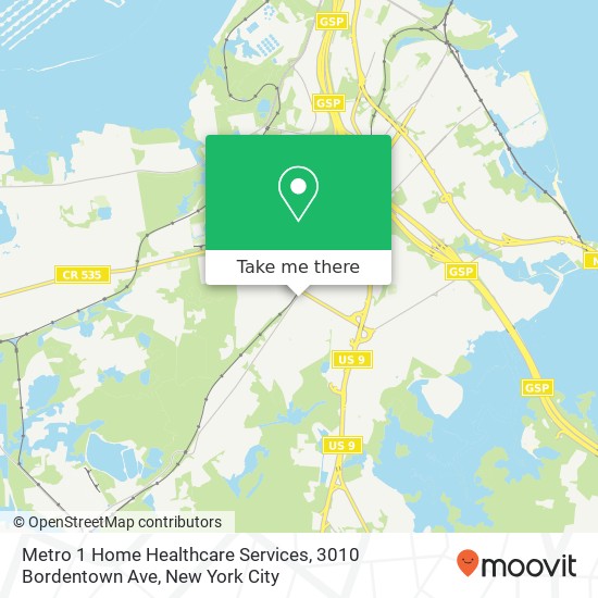 Metro 1 Home Healthcare Services, 3010 Bordentown Ave map