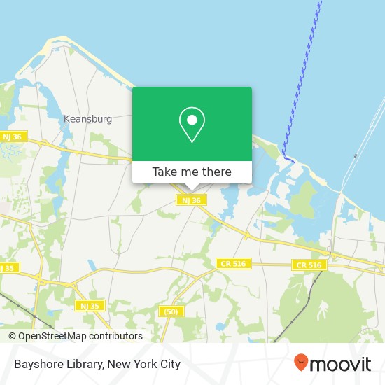 Mapa de Bayshore Library