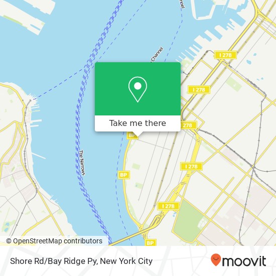 Mapa de Shore Rd/Bay Ridge Py