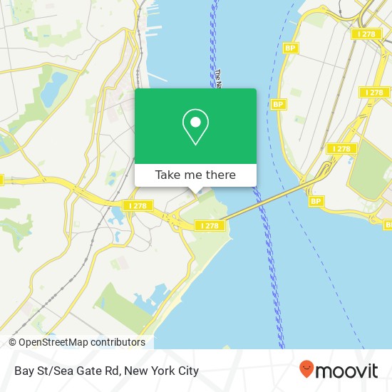 Mapa de Bay St/Sea Gate Rd
