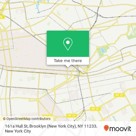 161a Hull St, Brooklyn (New York City), NY 11233 map
