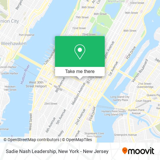Mapa de Sadie Nash Leadership
