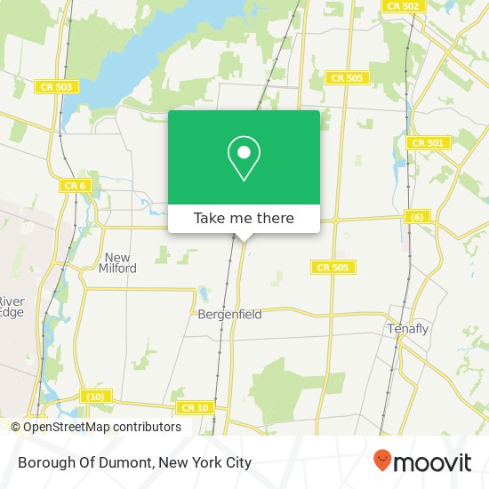 Mapa de Borough Of Dumont