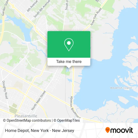 Home Depot map