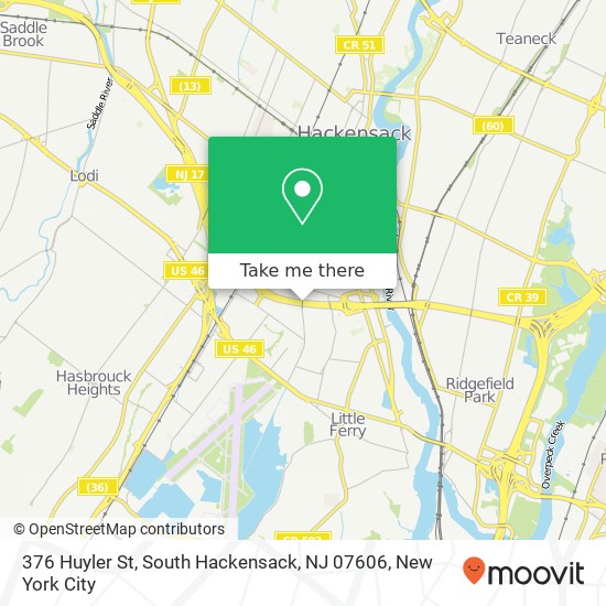 376 Huyler St, South Hackensack, NJ 07606 map