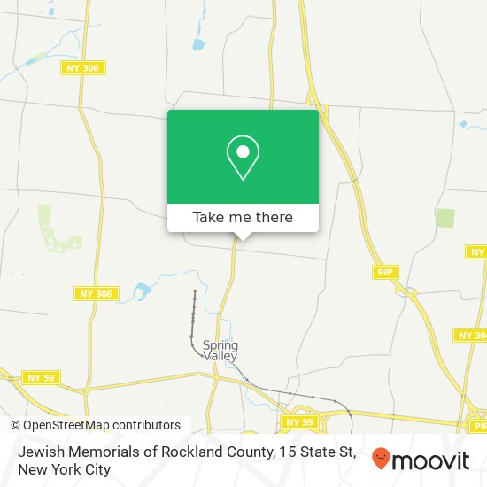 Mapa de Jewish Memorials of Rockland County, 15 State St
