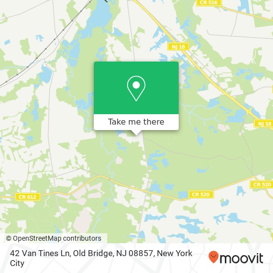 42 Van Tines Ln, Old Bridge, NJ 08857 map