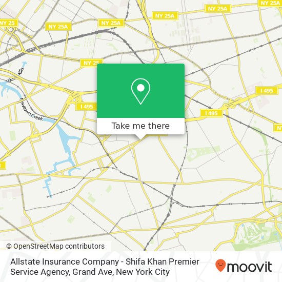 Mapa de Allstate Insurance Company - Shifa Khan Premier Service Agency, Grand Ave