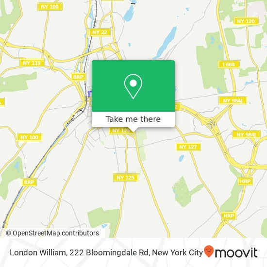 Mapa de London William, 222 Bloomingdale Rd