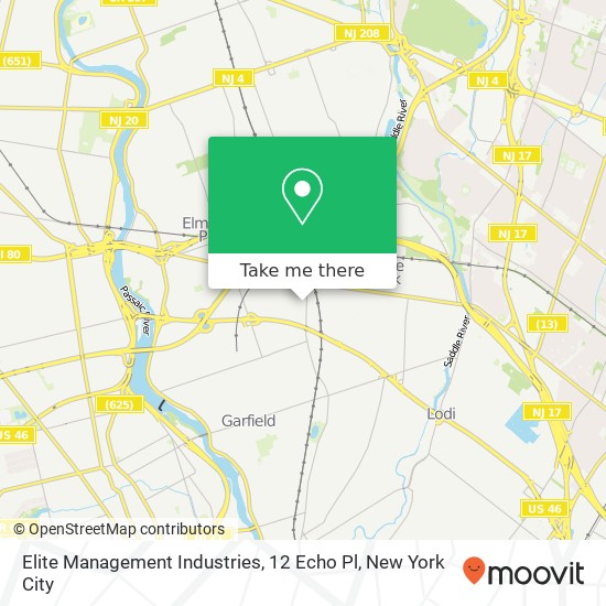 Elite Management Industries, 12 Echo Pl map