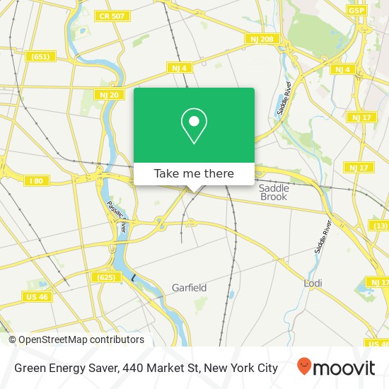 Mapa de Green Energy Saver, 440 Market St