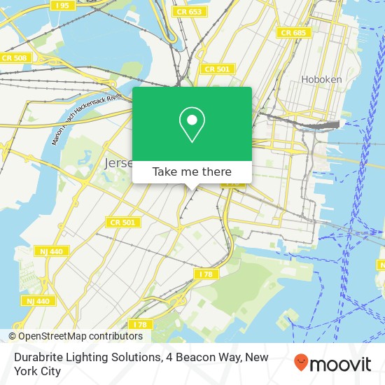 Mapa de Durabrite Lighting Solutions, 4 Beacon Way
