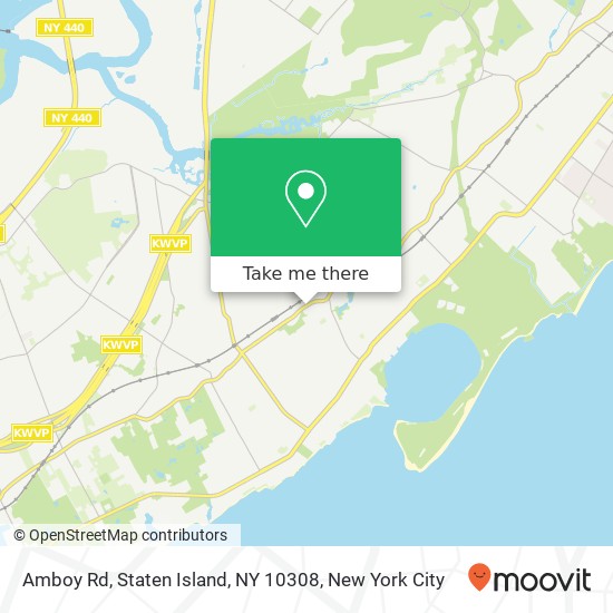 Mapa de Amboy Rd, Staten Island, NY 10308