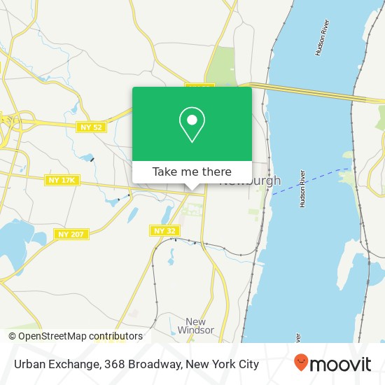 Urban Exchange, 368 Broadway map