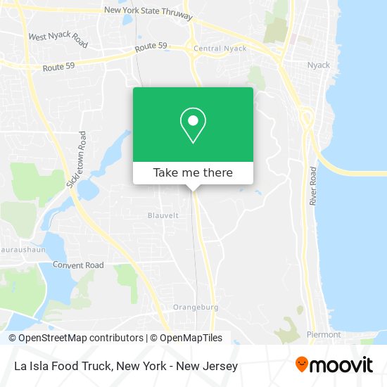 La Isla Food Truck map