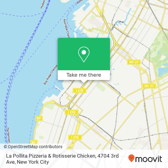 La Pollita Pizzeria & Rotisserie Chicken, 4704 3rd Ave map