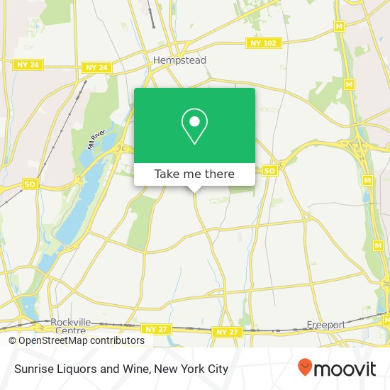 Mapa de Sunrise Liquors and Wine