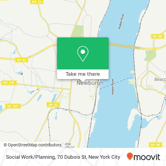 Mapa de Social Work / Planning, 70 Dubois St