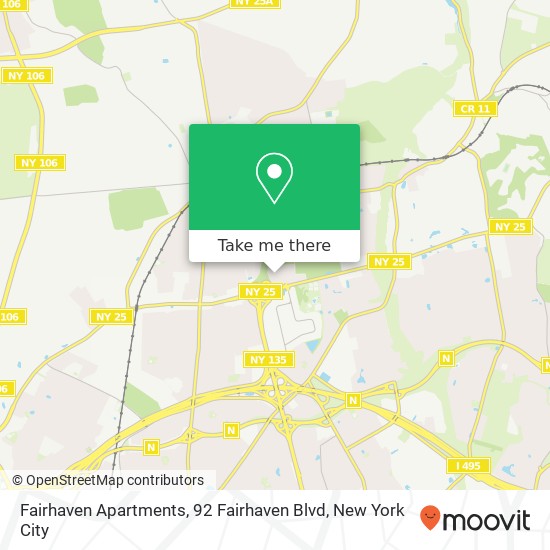 Mapa de Fairhaven Apartments, 92 Fairhaven Blvd