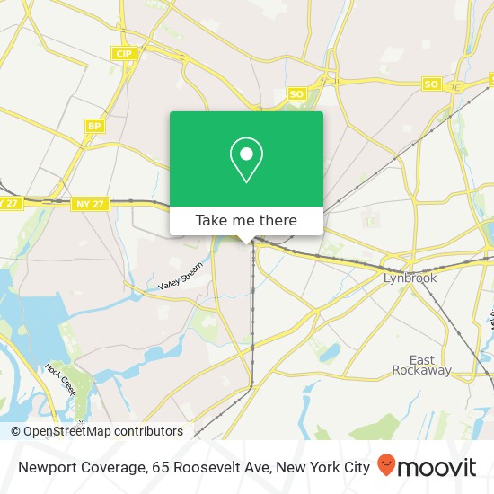 Newport Coverage, 65 Roosevelt Ave map