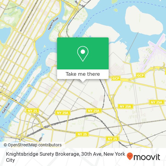 Knightsbridge Surety Brokerage, 30th Ave map