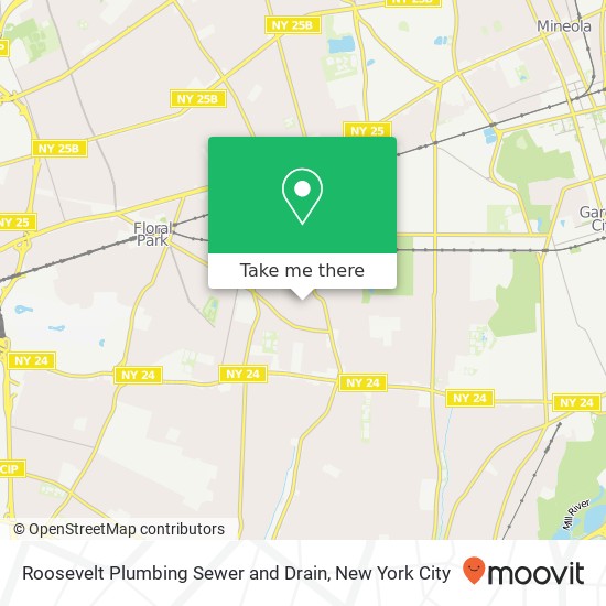 Roosevelt Plumbing Sewer and Drain map