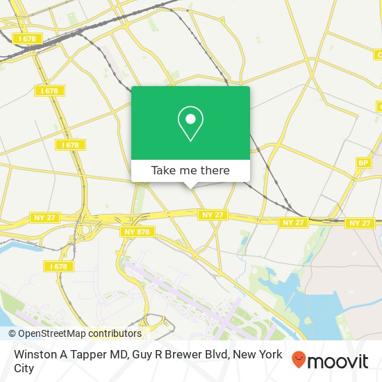 Winston A Tapper MD, Guy R Brewer Blvd map