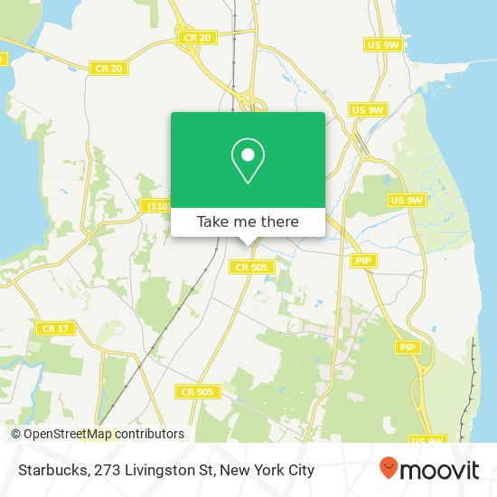 Mapa de Starbucks, 273 Livingston St