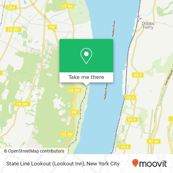 State Line Lookout (Lookout Inn) map