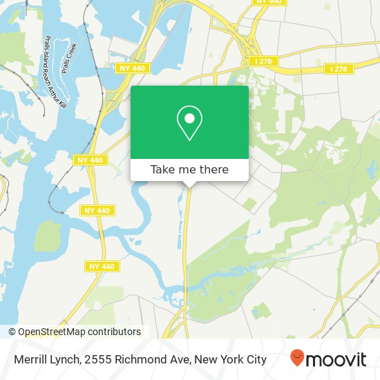 Mapa de Merrill Lynch, 2555 Richmond Ave