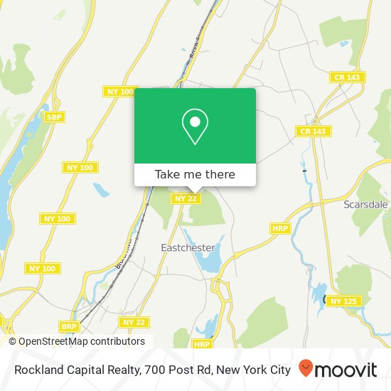 Mapa de Rockland Capital Realty, 700 Post Rd