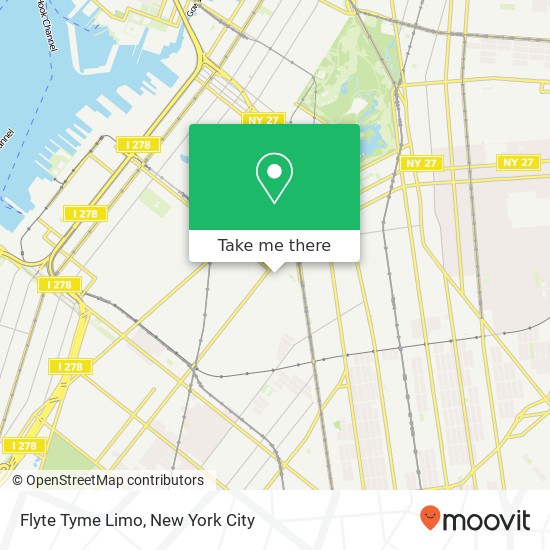 Flyte Tyme Limo map