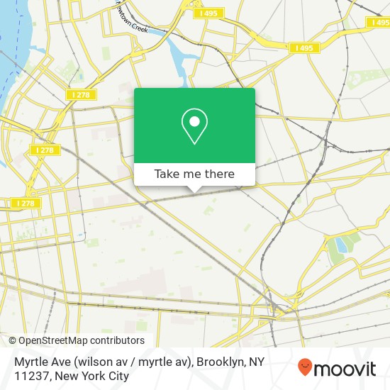 Myrtle Ave (wilson av / myrtle av), Brooklyn, NY 11237 map