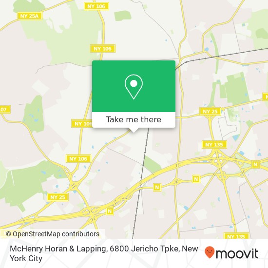 McHenry Horan & Lapping, 6800 Jericho Tpke map