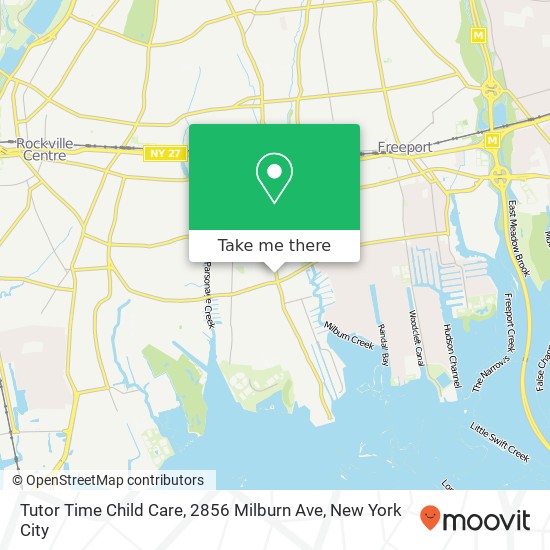 Mapa de Tutor Time Child Care, 2856 Milburn Ave