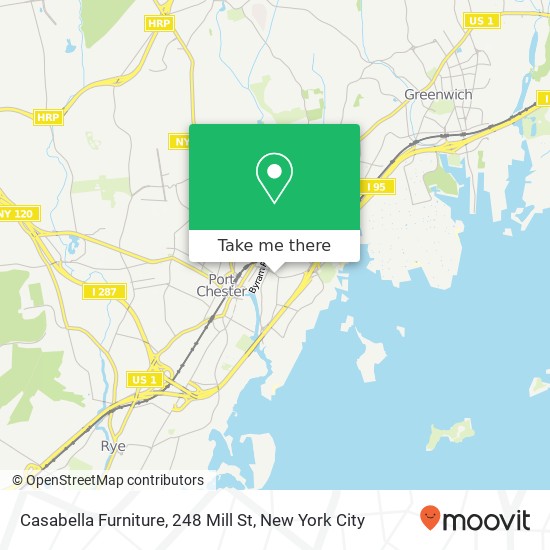 Mapa de Casabella Furniture, 248 Mill St