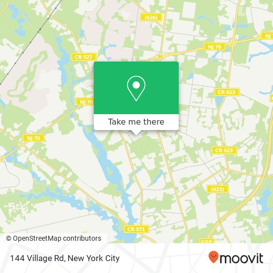 144 Village Rd, Toms River, NJ 08755 map