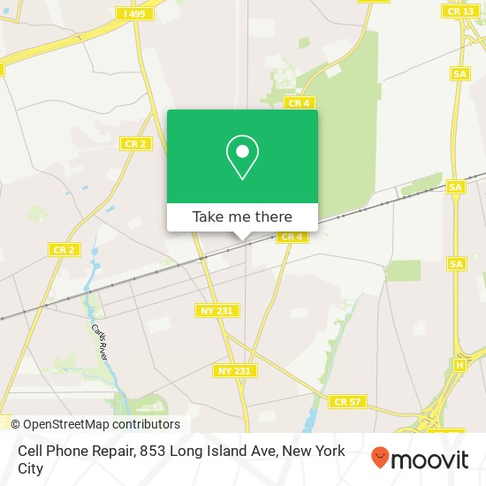 Cell Phone Repair, 853 Long Island Ave map