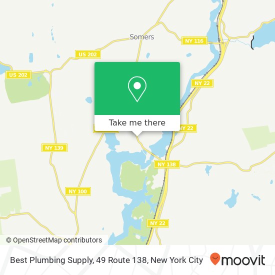 Mapa de Best Plumbing Supply, 49 Route 138