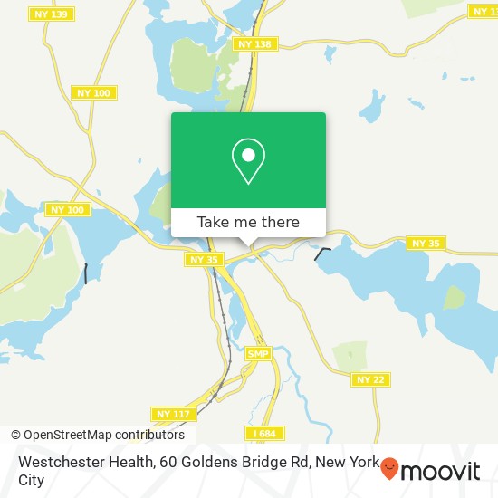 Westchester Health, 60 Goldens Bridge Rd map