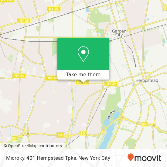Microky, 401 Hempstead Tpke map