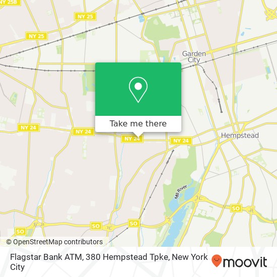 Mapa de Flagstar Bank ATM, 380 Hempstead Tpke