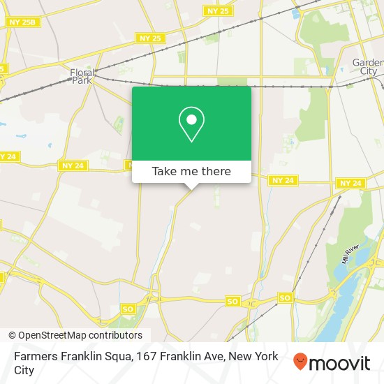 Farmers Franklin Squa, 167 Franklin Ave map