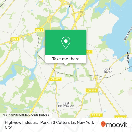 Mapa de Highview Industrial Park, 33 Cotters Ln